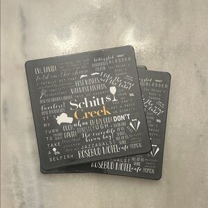 Schitt's Creek Coasters